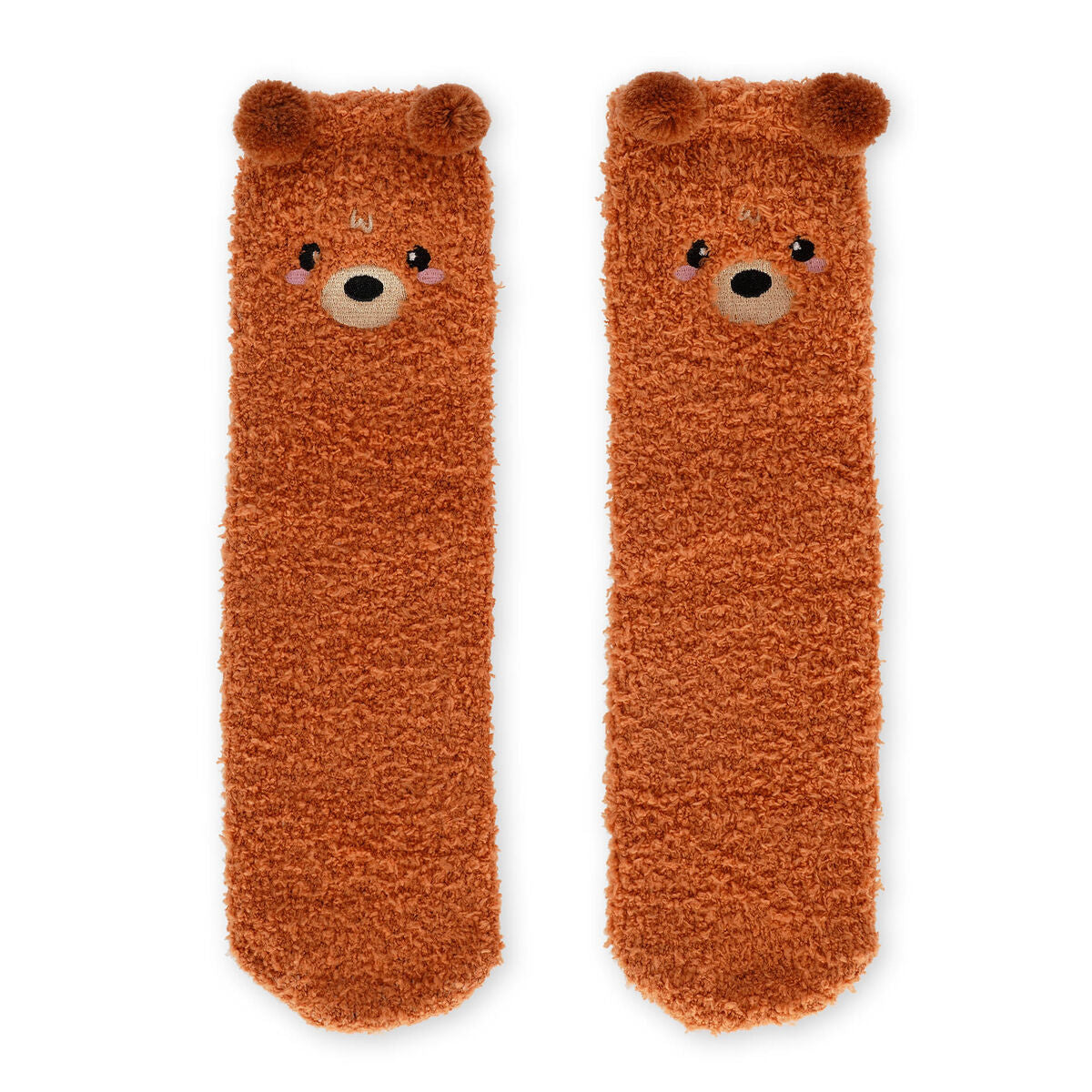 Legami - Calcetines antideslizantes de osito de peluche para adultos - ¡Hacen juego!