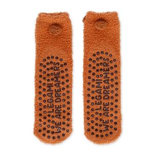 Legami - Calcetines antideslizantes de osito de peluche para adultos - ¡Hacen juego!