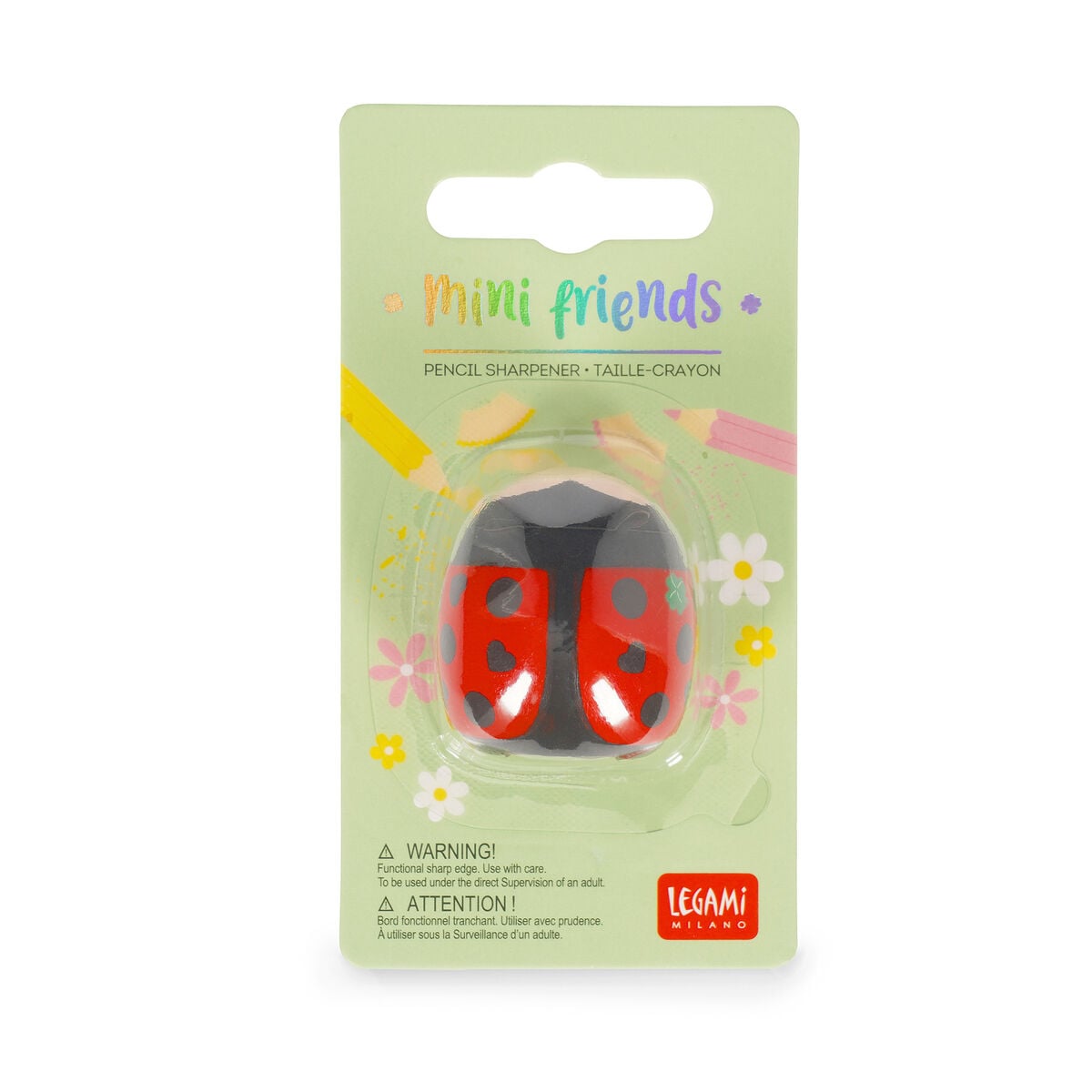 Legami - Sacapuntas - Mini Amigos - Mariquita