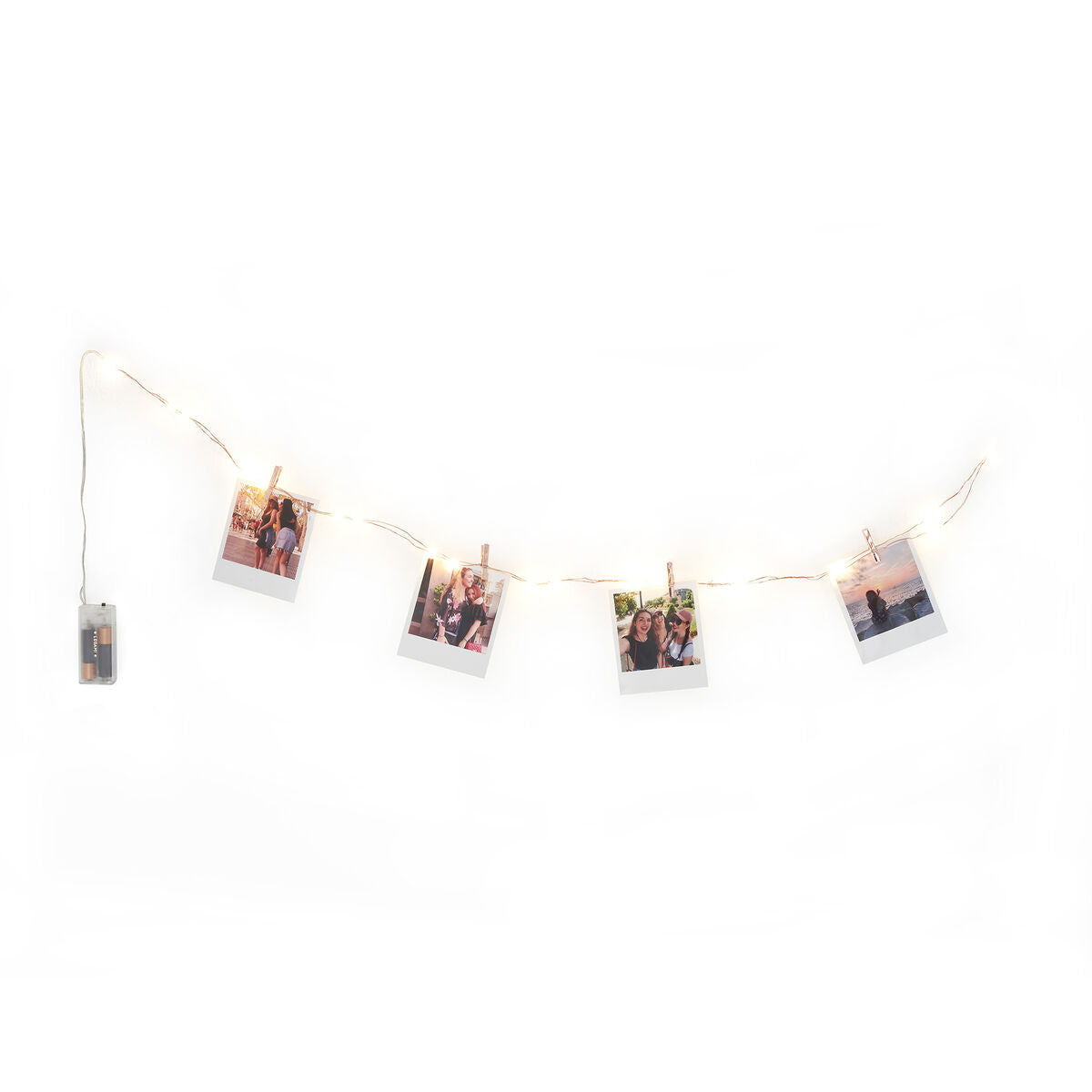 Guirnalda de luces con pinzas para fotos Legami - Cable de cobre