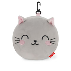 Legami - Almohada de Viaje con Forma de Gato y Antifaz - Mi Compañero de Viaje