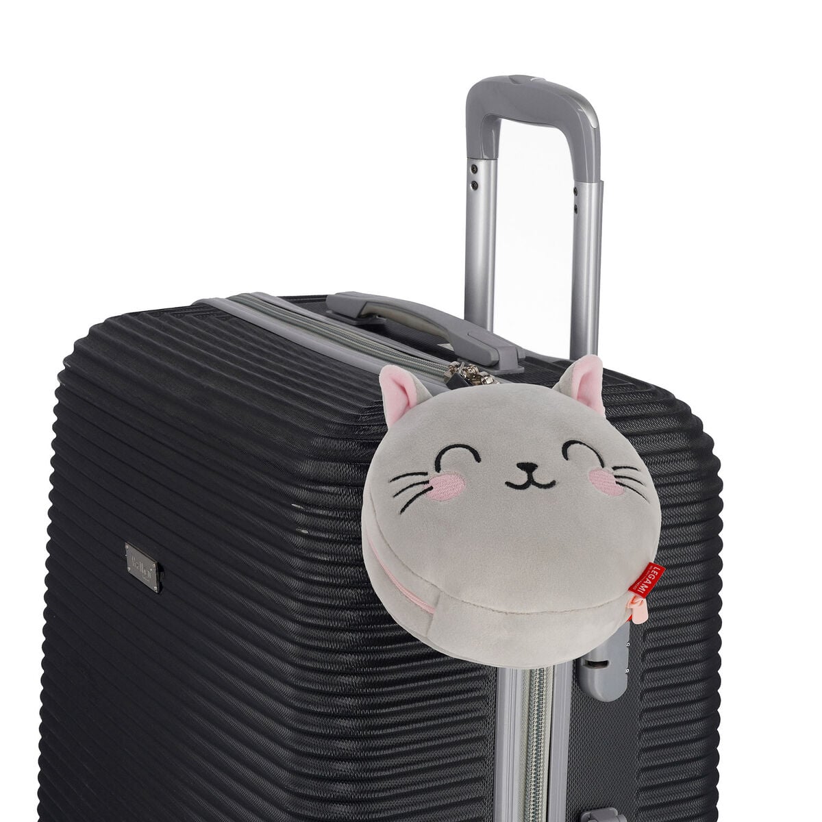 Legami - Almohada de Viaje con Forma de Gato y Antifaz - Mi Compañero de Viaje