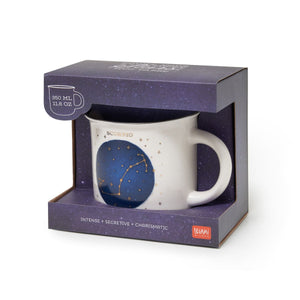 Legami - Taza de Porcelana - Escorpio - Cuenta tus Estrellas de la Suerte