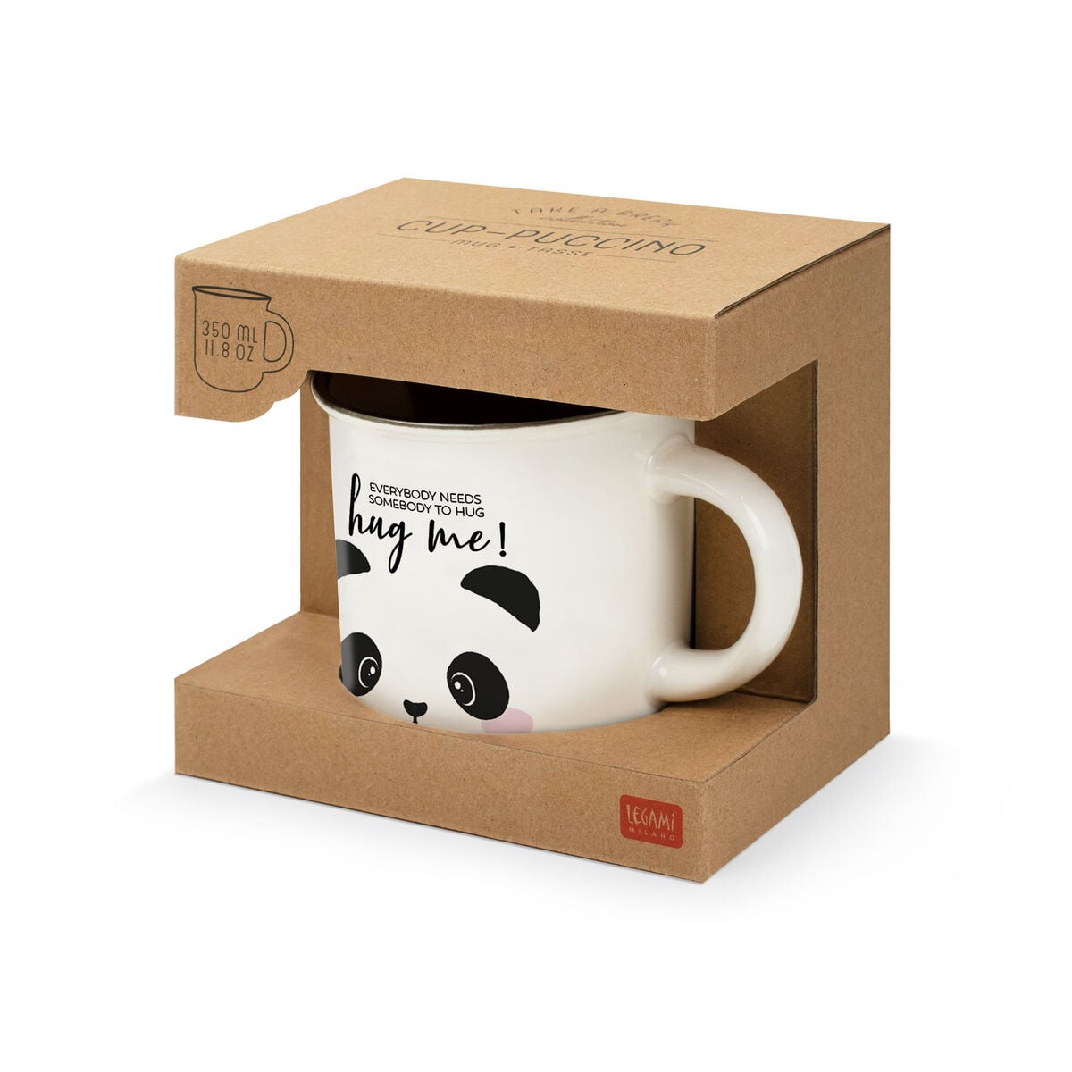 Legami - Taza de Porcelana - Panda - Cup-Puccino