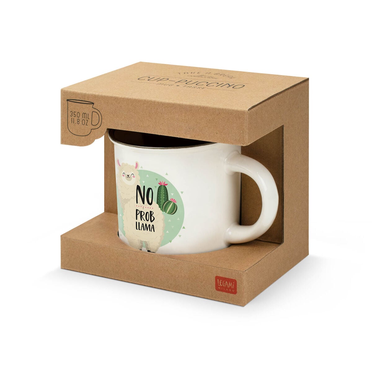 Legami - Taza de Porcelana - Llama - Cup-Puccino