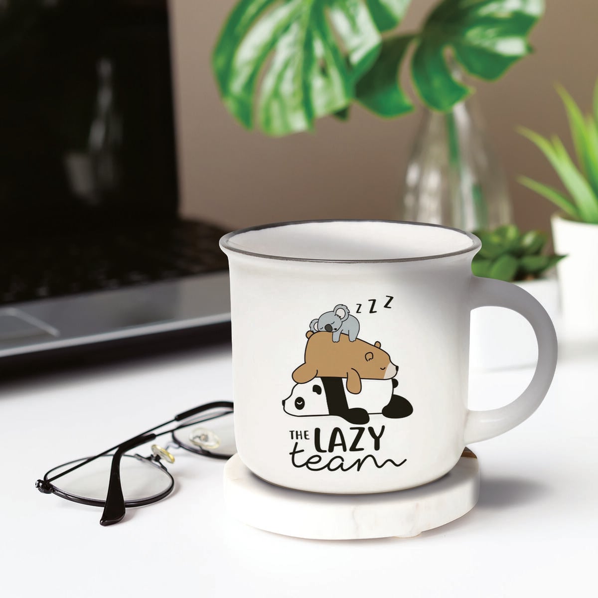 Legami - Taza de porcelana - Lazy Team - Cup-Puccino