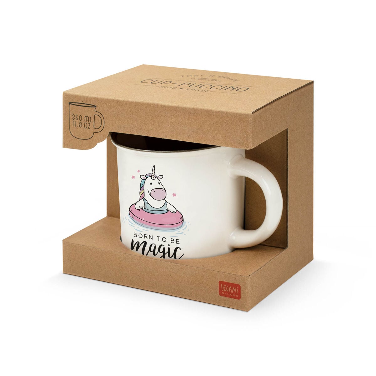 Legami - Taza de porcelana - Unicornio - Cup-Puccino