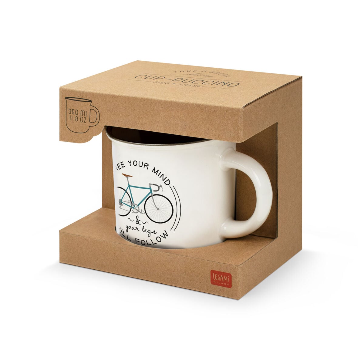 Legami - Taza de porcelana - Bike Lover - Cup-Puccino