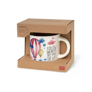 Legami - Taza de Porcelana - Globo Aerostático - Cup-Puccino