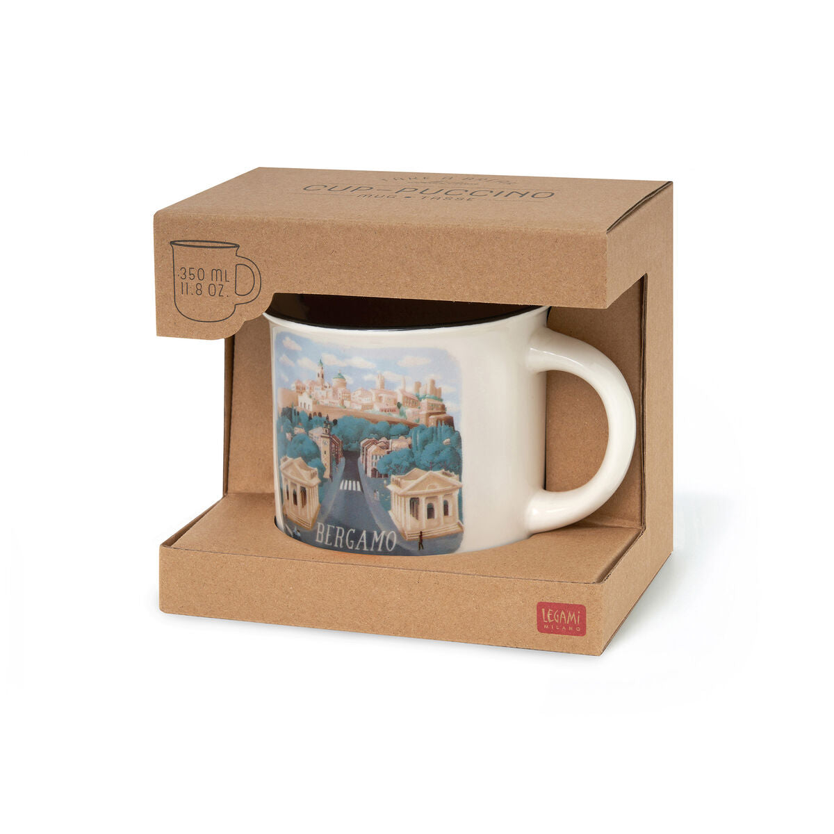Legami - Taza de Porcelana - Bergamo - Cup-Puccino
