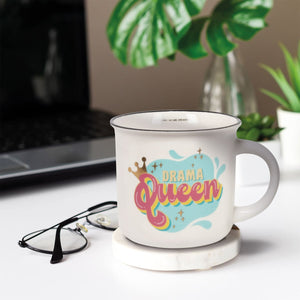 Legami - Taza de porcelana New Bone China con ilustración temática Drama Queen