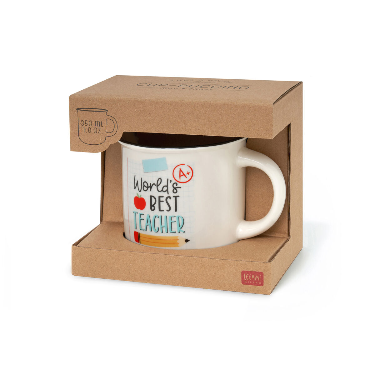 Legami - Taza de Porcelana - Teacher - Cup-Puccino