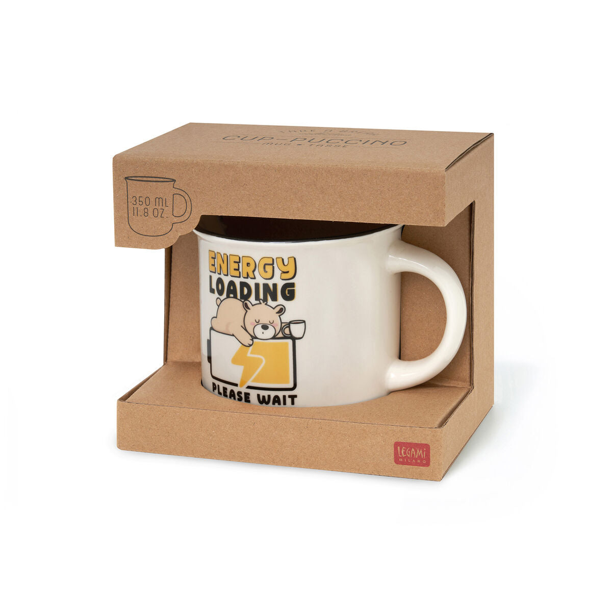 Legami - Taza de porcelana - Osito - Cup-Puccino