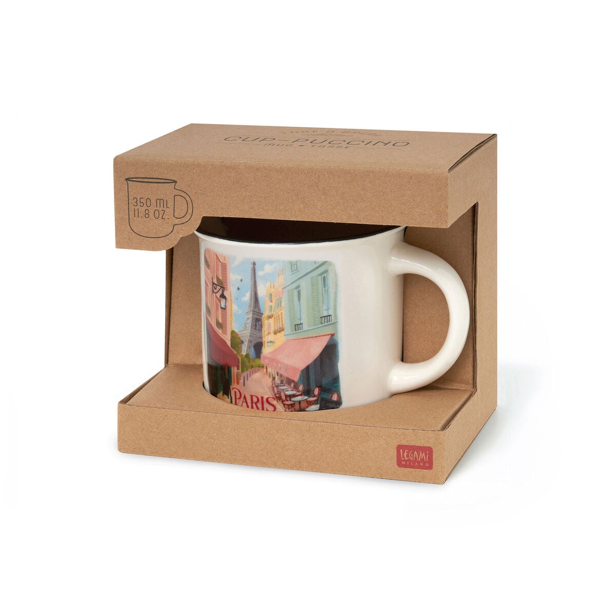 Legami - Taza de Porcelana - París - Cup-Puccino