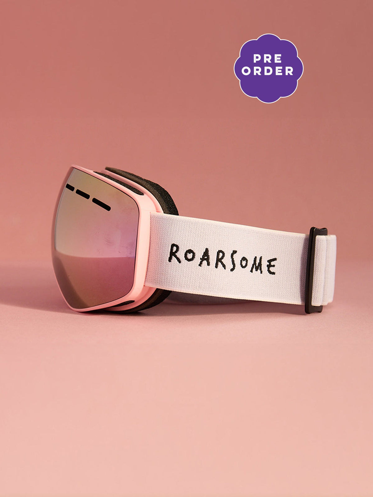 Roarsome - Çocuk Kayak Gözlüğü - Pembe