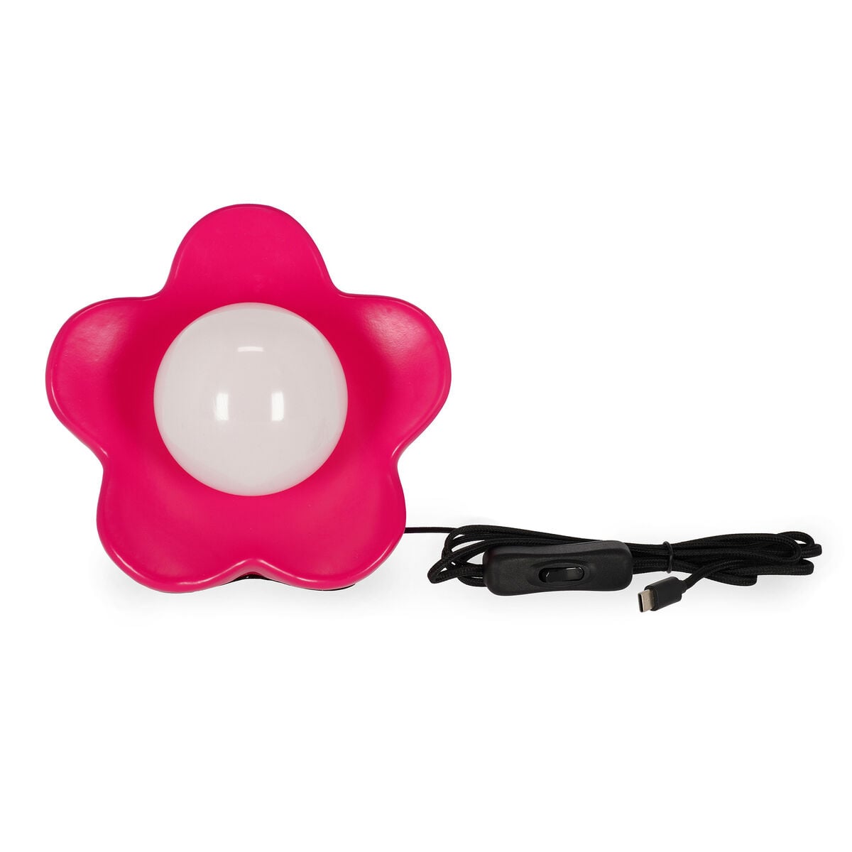 Legami - Matte Pink Led Table Lamp - Flower Power