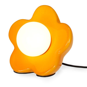 Legami - Lámpara de Mesa LED Naranja Brillante - Flower Power