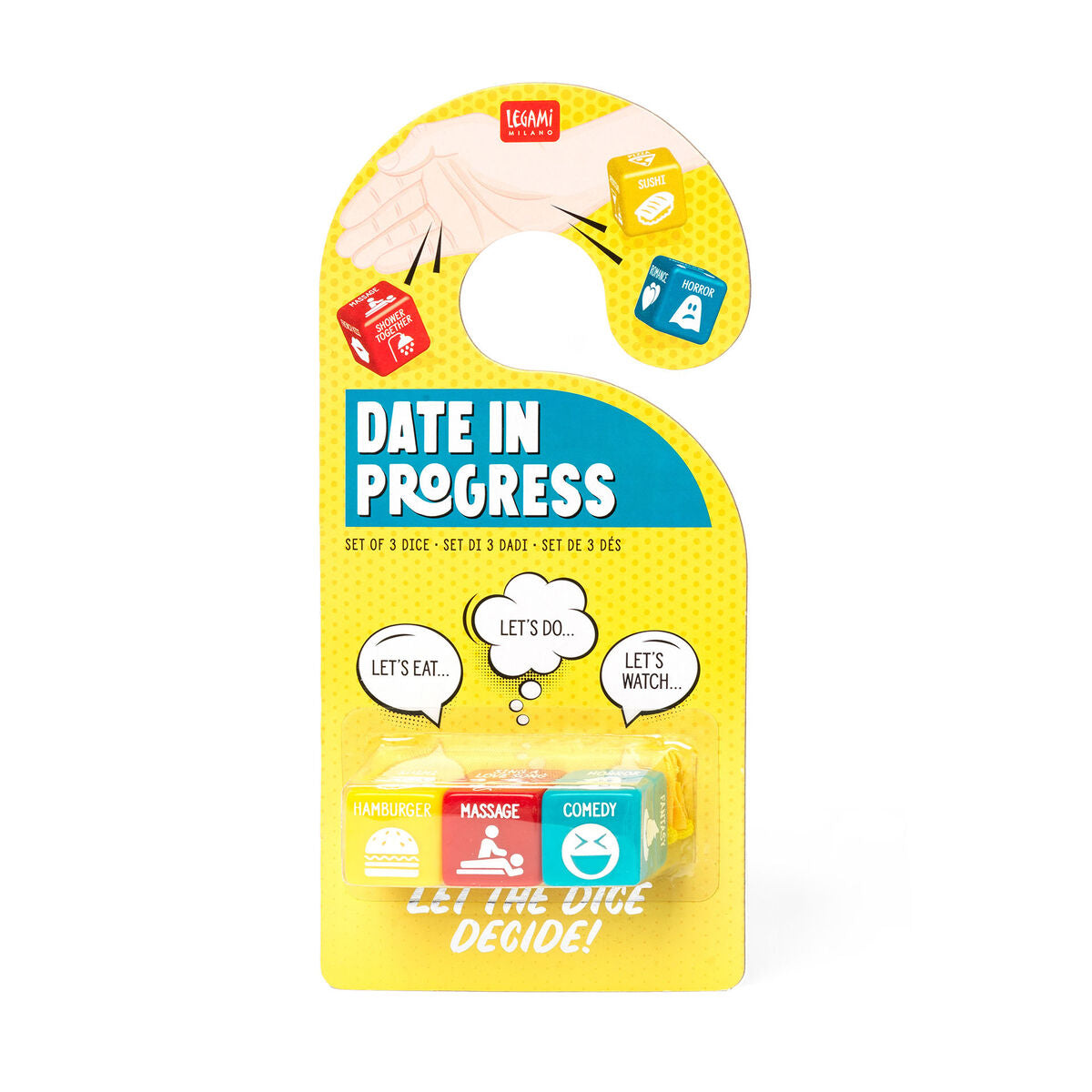 Set de 3 Legami – Dados – Citas en Curso