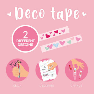 Legami - Lápiz Decorativo de Cinta Adhesiva - Deco Tape
