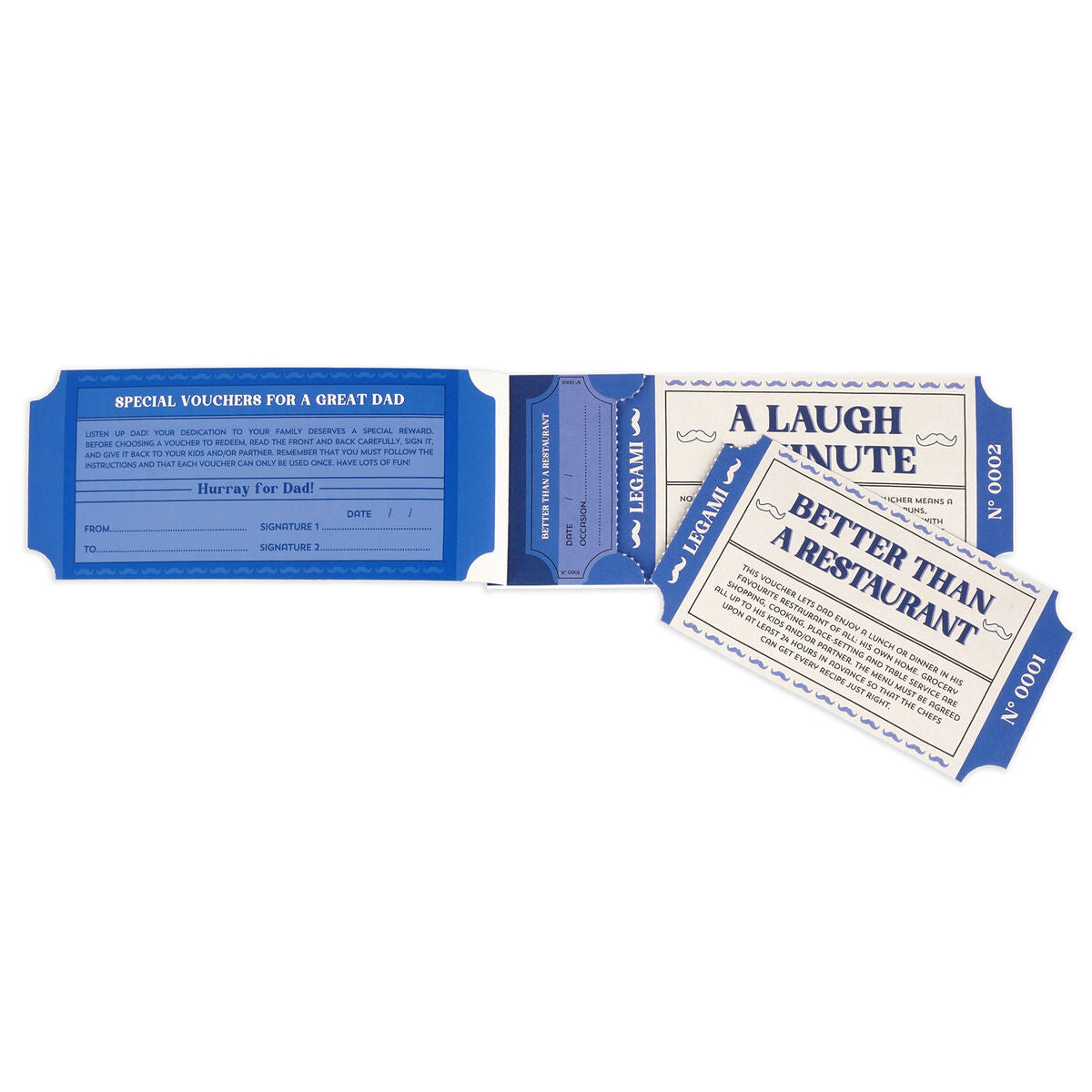 Legami - Libro 24 Vales Papá - Inglés - Vales de regalo