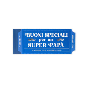 Legami - Kit de 24 vales para papá - Italiano - Tarjetas de regalo