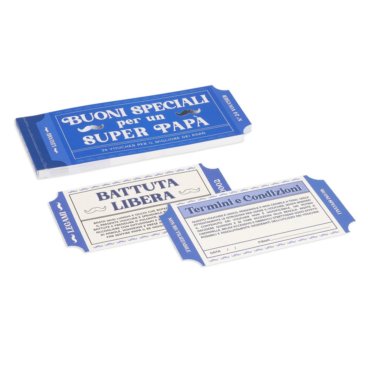 Legami - Kit de 24 vales para papá - Italiano - Tarjetas de regalo