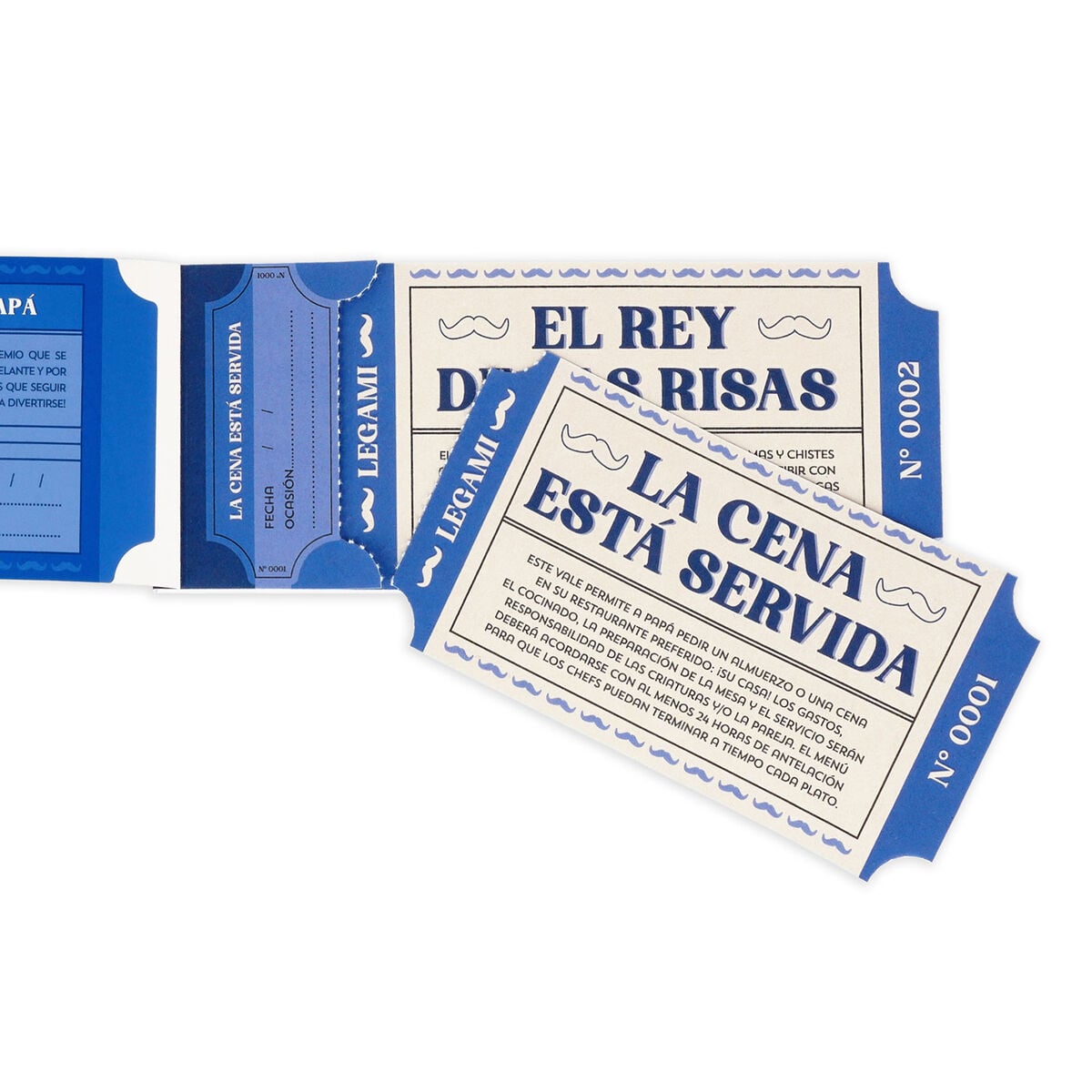 Legami - Kit de 24 vales para papá - Español - Vales de regalo