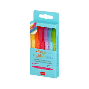 Legami - Set de 6 Rotuladores Fluorescentes Borrables