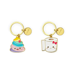 Legami - Enamel Key Chain - Poo - What a llavero!