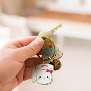 Legami - Enamel Key Chain - Poo - What a llavero!