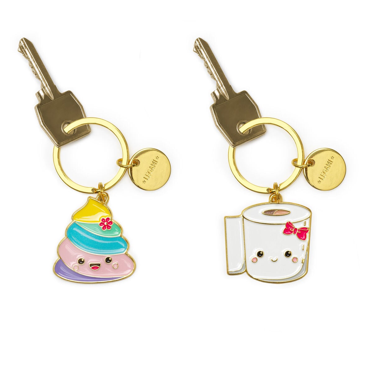 Legami - Enamel Key Chain - Poo - What a llavero!