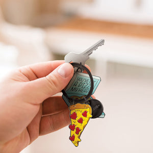 Legami - Llavero esmaltado - Pizza - ¡Qué llavero!
