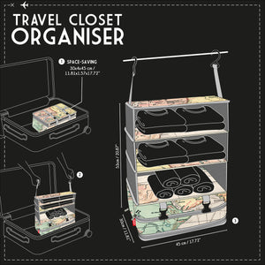 Legami - Organizador de viaje para armario - Grande