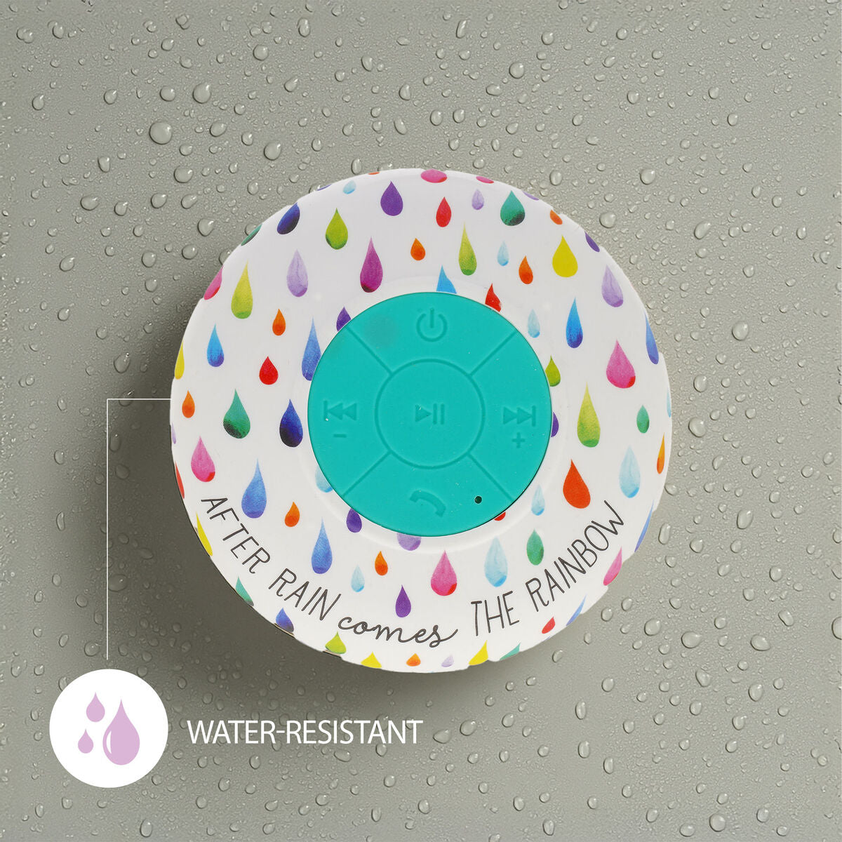 Legami - Altavoz Bluetooth® manos libres resistente al agua After Rain - Singing In Shower
