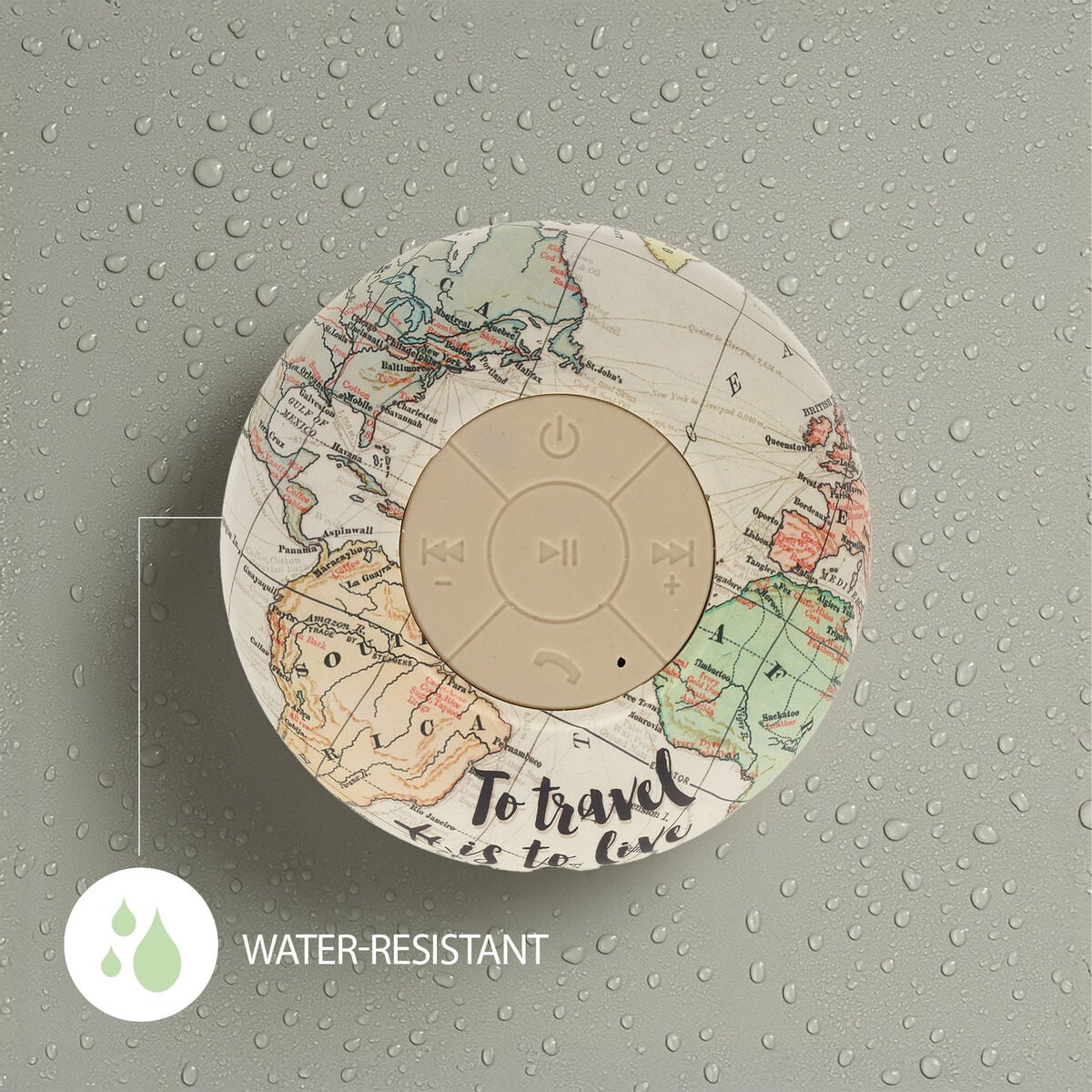 Legami - Altavoz manos libres Bluetooth® resistente al agua para la ducha - Singing In Shower