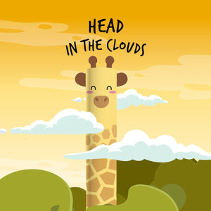 Legami - Lápiz borrable con diseño de jirafa Head In Clouds