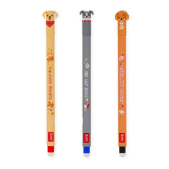 Legami - Set de 3 Erasable Pens - Fur-ever Amigos