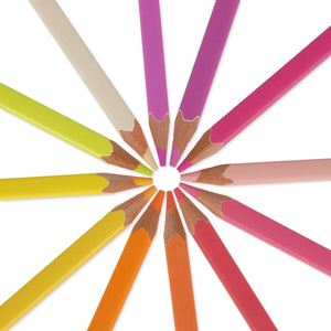 Legami - Set de 12 lápices de colores en paleta Sunset - Live Colourfully