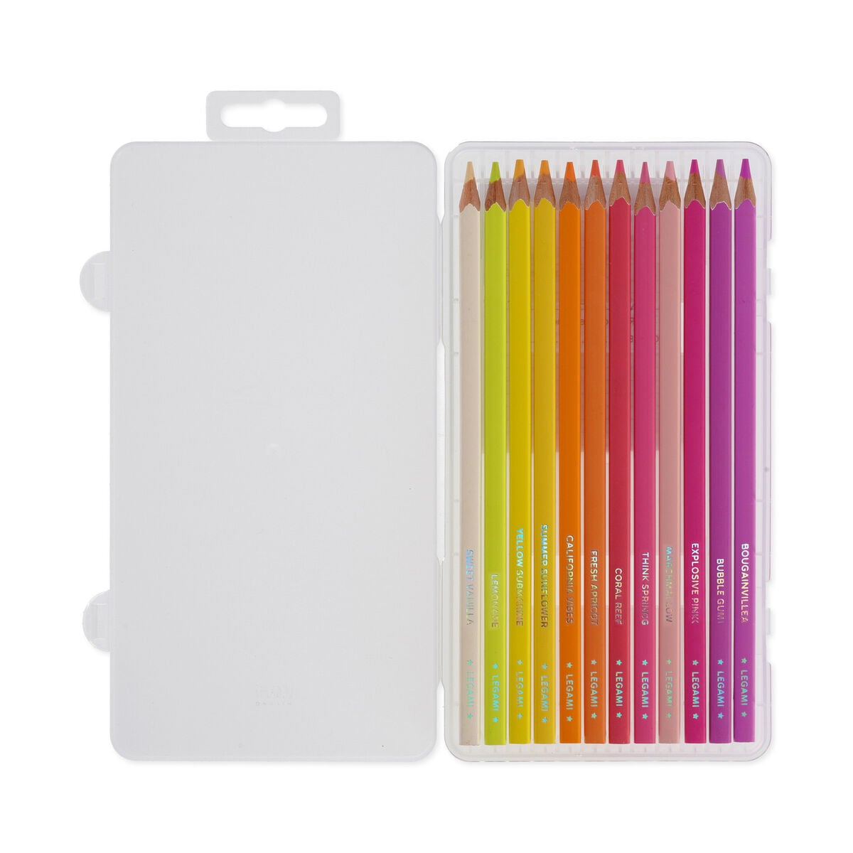 Legami - Set de 12 lápices de colores en paleta Sunset - Live Colourfully