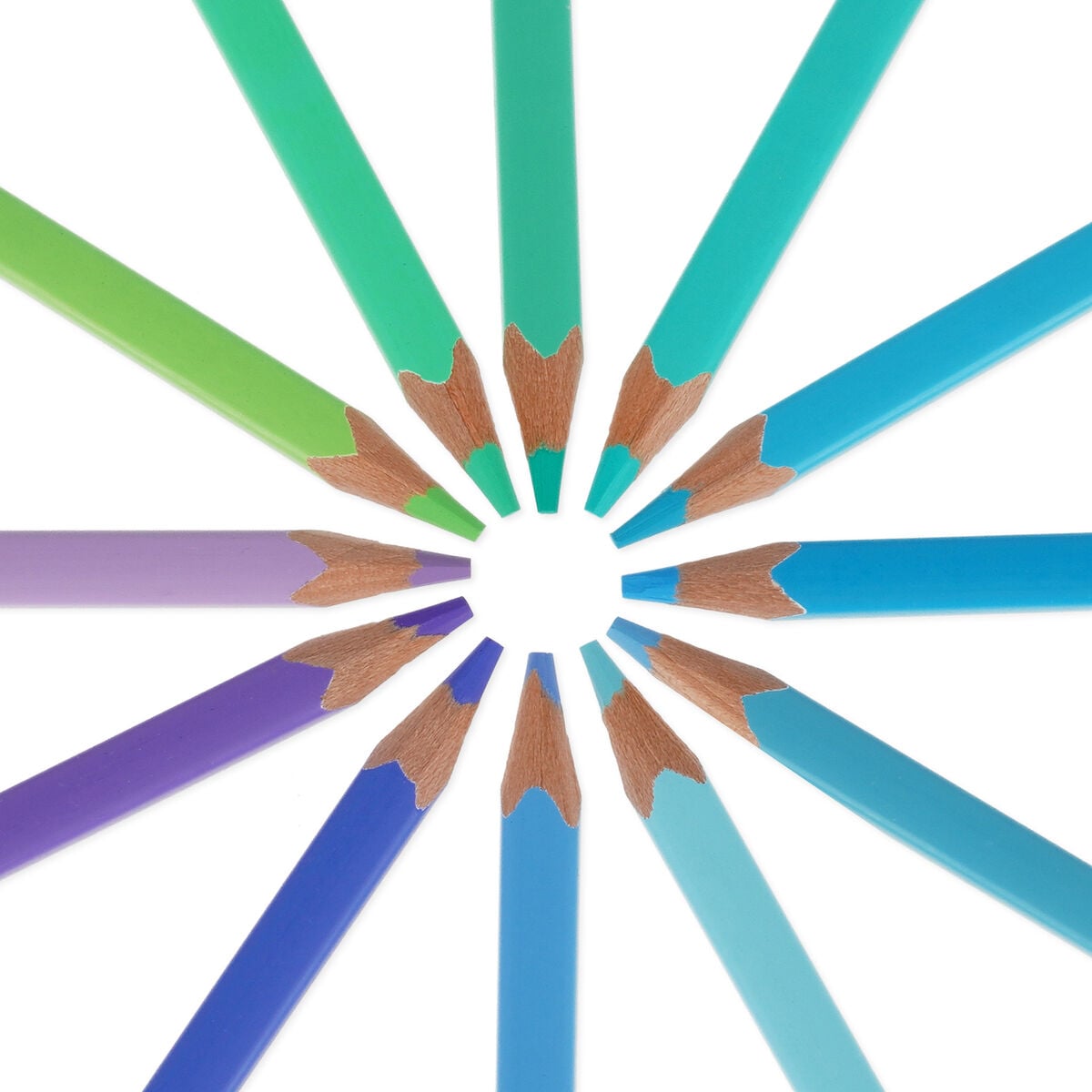 Legami - Juego de 12 lápices de colores en paleta Ocean - Live Colourfully