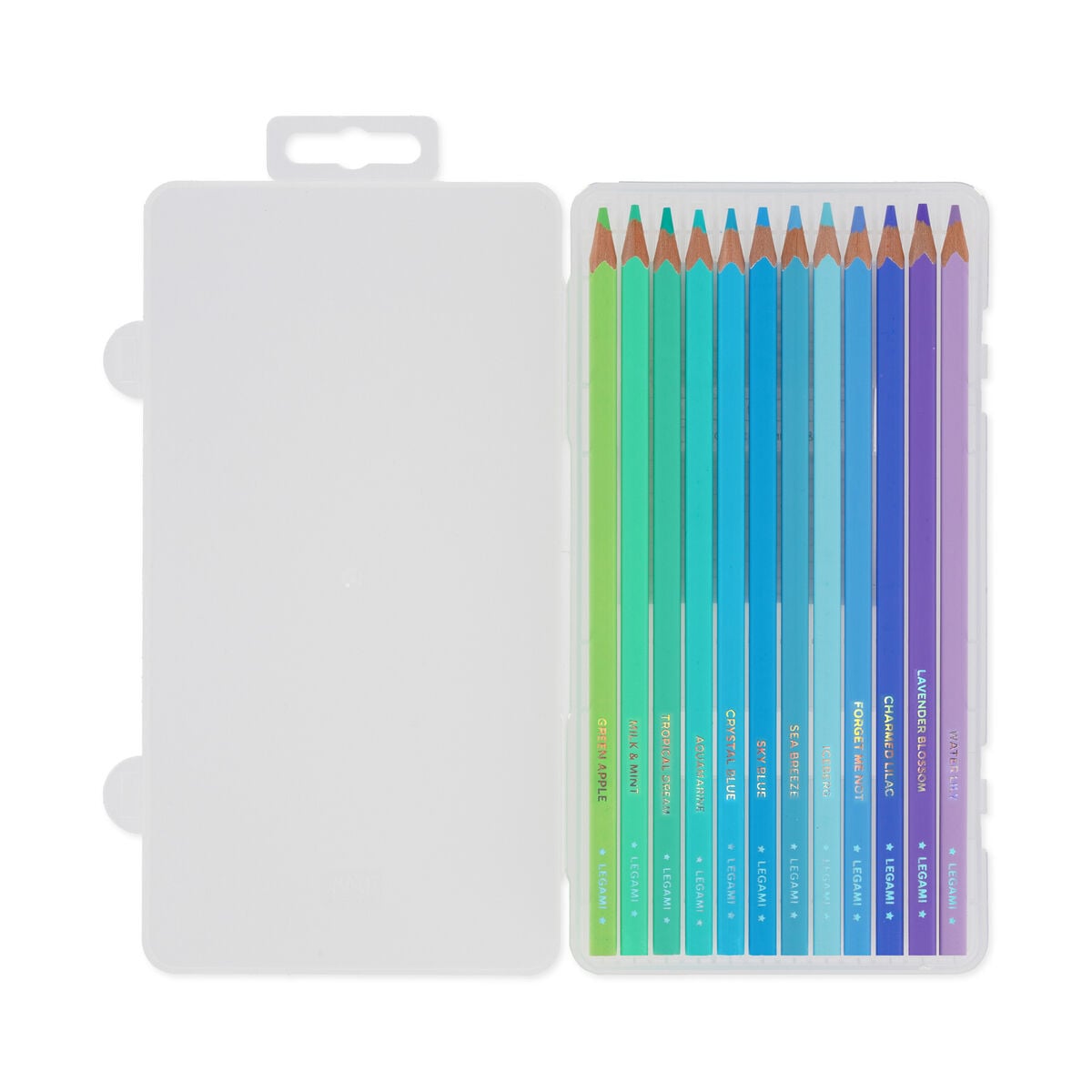 Legami - Juego de 12 lápices de colores en paleta Ocean - Live Colourfully