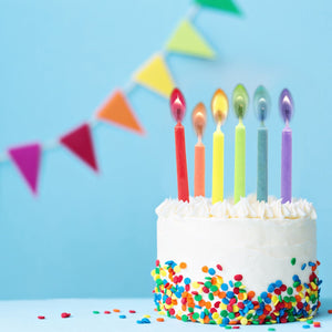 Legami - Velas de fiesta con llamas de colores
