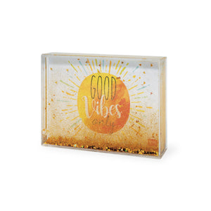 Legami - Marco de fotos con purpurina - Gold Good Vibes
