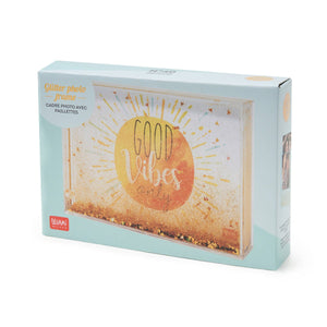 Legami - Marco de fotos con purpurina - Gold Good Vibes
