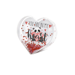 Legami - Glitter Photo Frame - Red Corazón