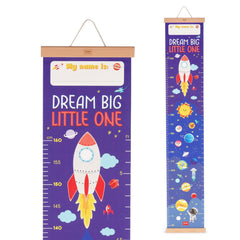Legami - Wall-Hanging Height Chart - Espacio - Dream Big Little One
