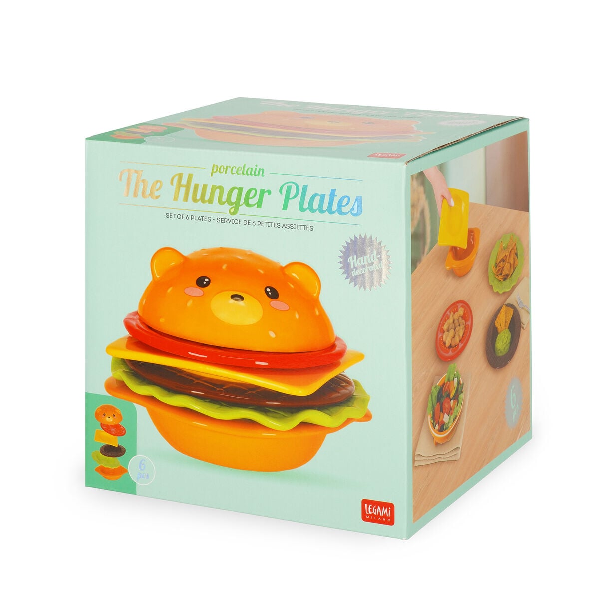 Legami - Juego de 6 platos - Platos Hunger