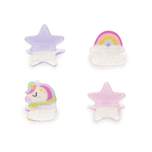 Legami - Juego de 4 Mini Horquillas Unicornio - ¡Engánchame!
