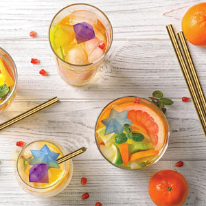 Legami - Reusable Ice Cubes - Multicolour Diamonds
