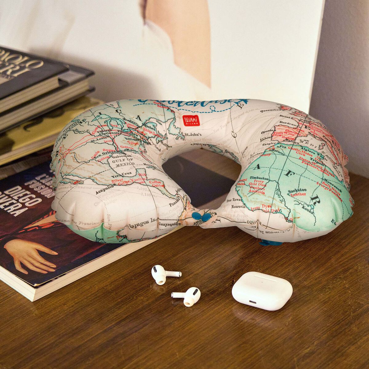 Legami - Almohada de viaje inflable